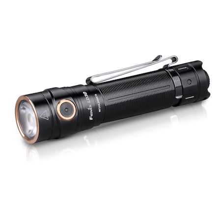 Flashlight, Aluminum, Black, 1600lm