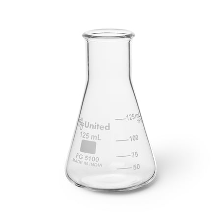 Erlenmeyer Flask, 125 mL, 117 mm H, PK12