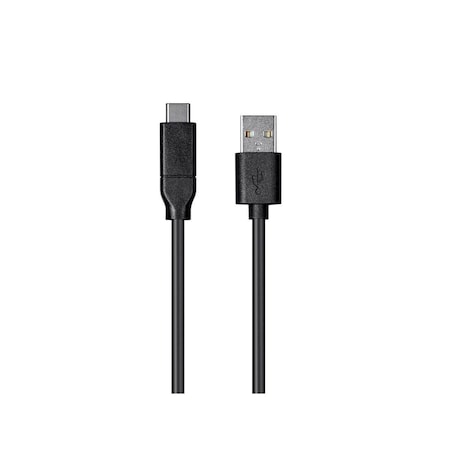Essentials USB Type-C to USB Type-A 2.0 Cable - 480Mbps_ 3A_ 26AWG_ Bl