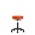 Med Bench Mini-Stool, Vinyl, Glides, Org