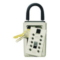 Lock Box, Clay, Portable, PushButton, 3 Keys