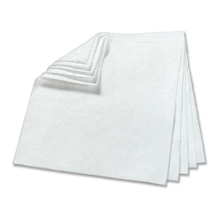Sorbent Pad, 33 gal, 17 in x 19 in, Oil, White, Polyester, Polypropylene