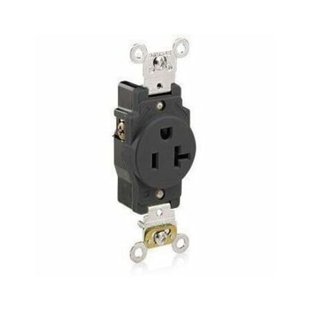 PlugsandReceptacles, 20A, 125VAC, Blk, Nylon