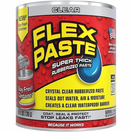Sealant, 32 oz, Clear, Rubber