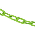 2"" x 200' Safety Green Plastic Safety Chain