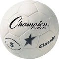 Soccer Ball, White/Black, Size 5, Composite Cover