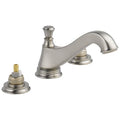 Cassidy Two Handle Widespread Bathroom Faucet - Low Arc Spout - Less Handles