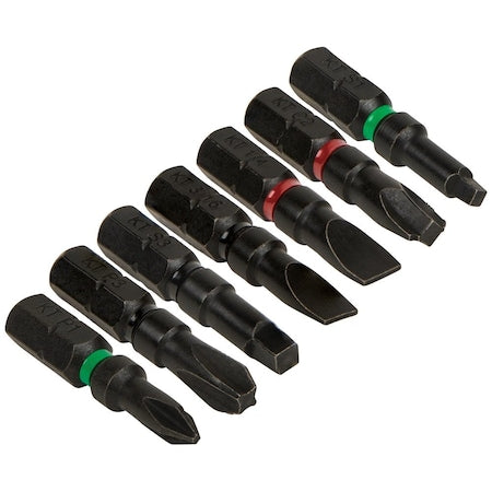 Impact Power Bits, Assorted 7-PK