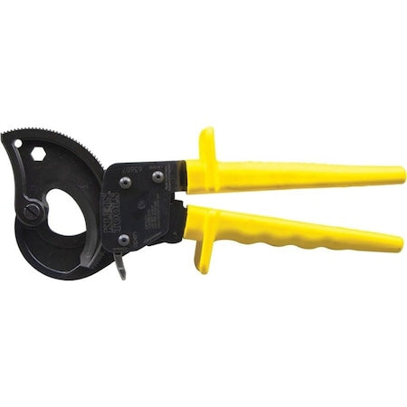 Ratchet Cable Cutter, Center Cut, 10-1/4In