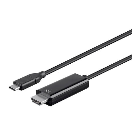 USB Type C to HDMI 3.1 Cable - 5Gbps_ 4K at 30Hz_ Black_ 9ft