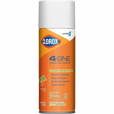 Disinfectant, 14 oz, Aerosol Can, Unscented, 12 PK