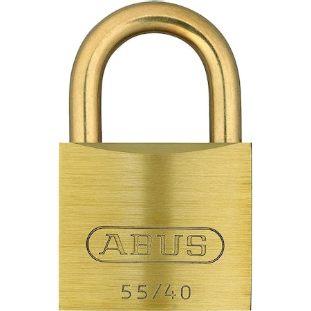 Padlock, 1 9/32" H, 1 1/2" W, Brass