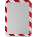 Sign Holder, Red; White, 10 1/4" H, PK2