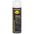 Rust Preventative Spray Paint, White, Gloss, Solvent, 15 oz