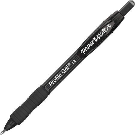 Pen, Black, Non-Erasable, Gel, PK12