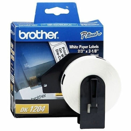 Pre-Cut Label Stock Roll, White
