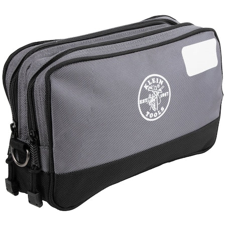 Double Zipper Bag, 12 x 7-Inch
