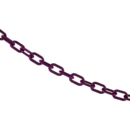 3/4"" x 25' Purple Plastic Safety Chain