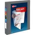 Heavy-Duty View 3 Ring Binder, 1 In
