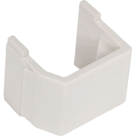 Hubbell Snap-Fit, Keystone, Blank, Office White, PK10