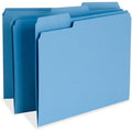 File Folder, Blue, Paperboard, PK100