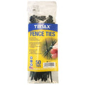 Fence Ties, 7", Black, PK500