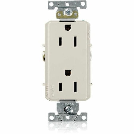 Receptacle Outlet, 15A, Light Almond, 125V