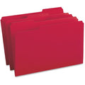 File Folder, Red, Paperboard, PK100