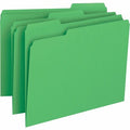 File Folder, Green, Paperboard, PK100
