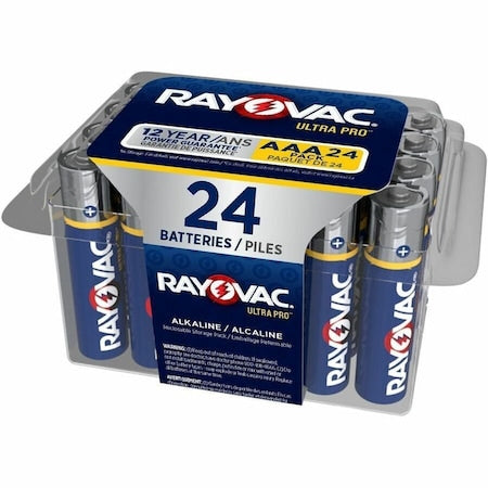 UltraPro AAA Alkaline Battery, 1.5VDC, PK24