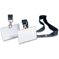 Badge Holder with Lanyard, Clear, PK10