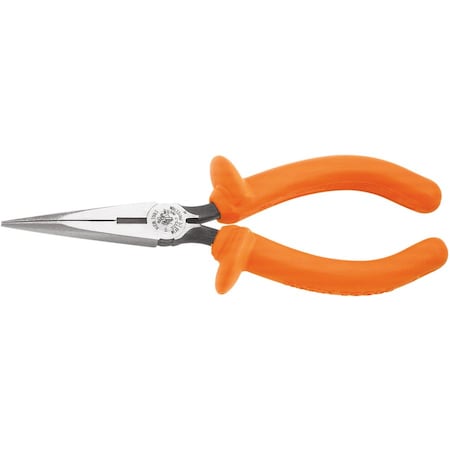 6 7/8 in D203 Needle Nose Plier, Side Cutter Cushion Grip Handle