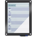 Planning Board, Glass, 18 1/2 in, 24 1/2 in, No Frame Frame, White, Gloss