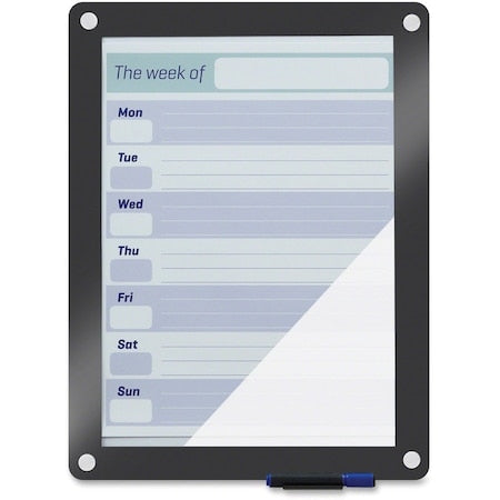 Planning Board, Glass, 18 1/2 in, 24 1/2 in, No Frame Frame, White, Gloss