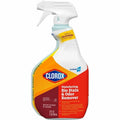 Disinfecting, Stain and Odor Remover, Trigger Spray Bottle, Lemon Floral, Translucent, 9 PK
