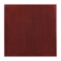 Square Square Mahogany Resin Table Top, 30", 30" W, 30" L, 2" H, Resin, Mahogany