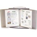 Desk Reference Unit, 20 Pockets, Clear
