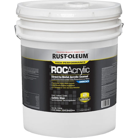 Acrylic Enamel Coating, Safety Blue, 5 gal