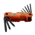 Hex Key Set, Compact Fold, Torx, 8-Key, Pk/6