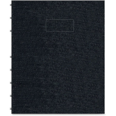 9-1/4 x 7-1/4" Black College/Margin Notebook, 75 Pg