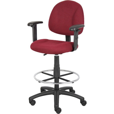 Drafting Stool (B315-By) W/Footring And Adjustable Arms