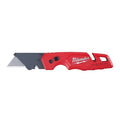 FASTBACK Folding Utility Knife, 6-7/8 in, Red