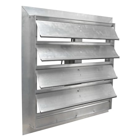 Motorized Damper,Aluminum,Square,18 ga