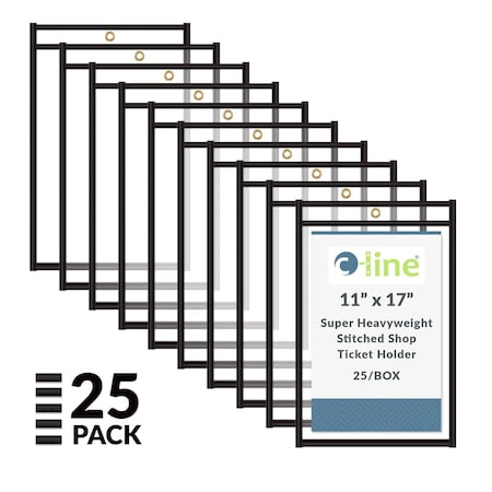 Shop Ticket Holders, 2 Side, 11 x 17", PK25