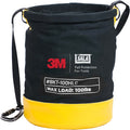 Bucket, Black, Yellow, Canvas