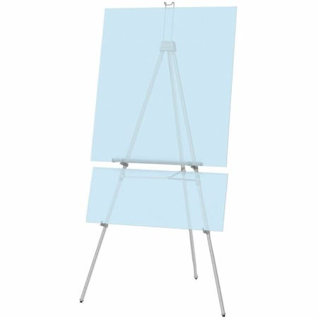 Portable Telescoping Easel, Heavy-Duty, Silver
