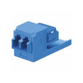 Adapter, Singlemode Duplex LC Fiber, Blue