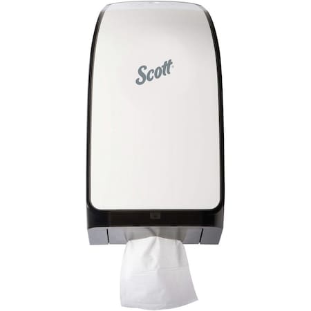 Hygienic Bathroom Tissue Dispenser (40407), White, 7.00" x 5.72" x 13.33" (Qty 1)