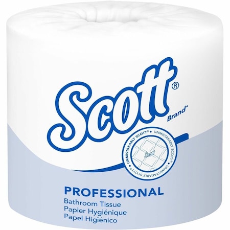 Scott Bathroom Tissue, Standard, 1 Ply, 1210 Sheets, White, 80 PK