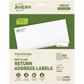 EcoFriendly Recycled Address Label, PK600